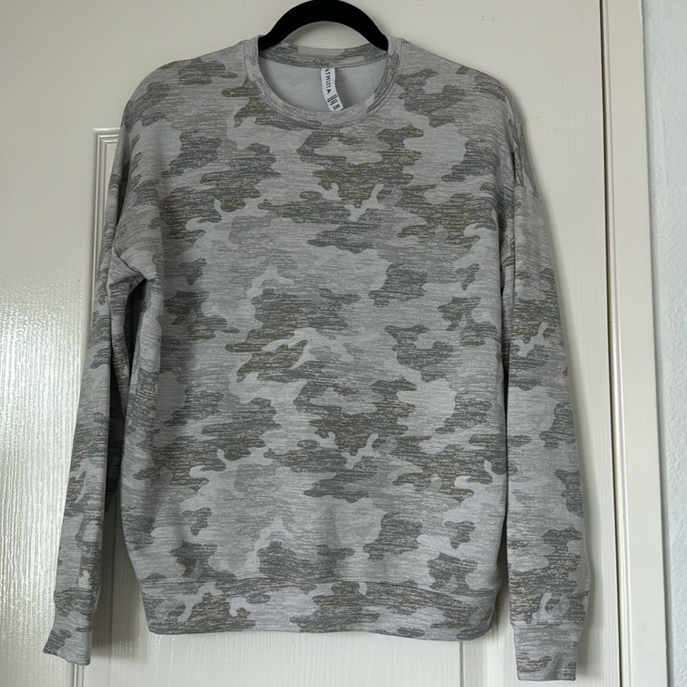 Athleta Pure Luxe Printed Sweatshirt